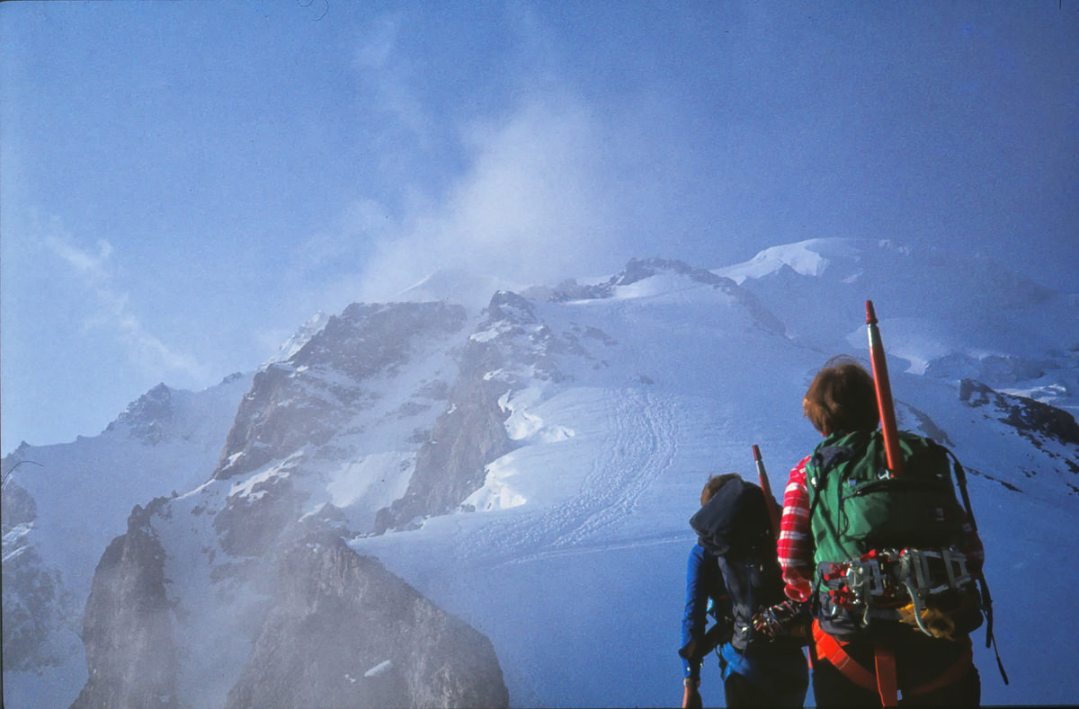 on the way to the Ortler summit